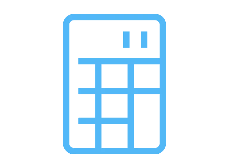 Ikona przedstawiająca kalkulator